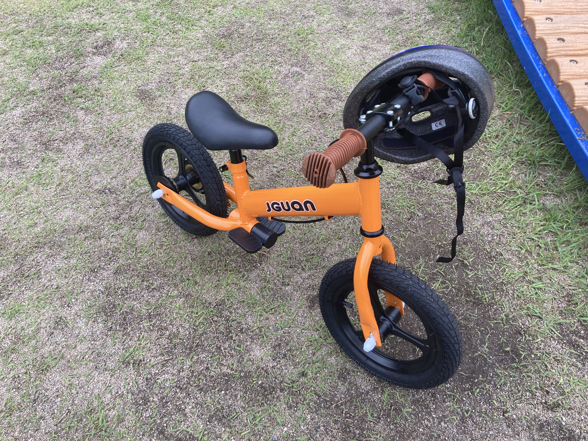 キックバイク3歳ペダル後付け