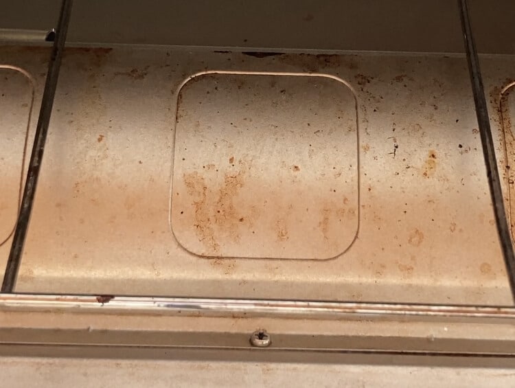 アラジントースター掃除 重曹　お酢　アフター