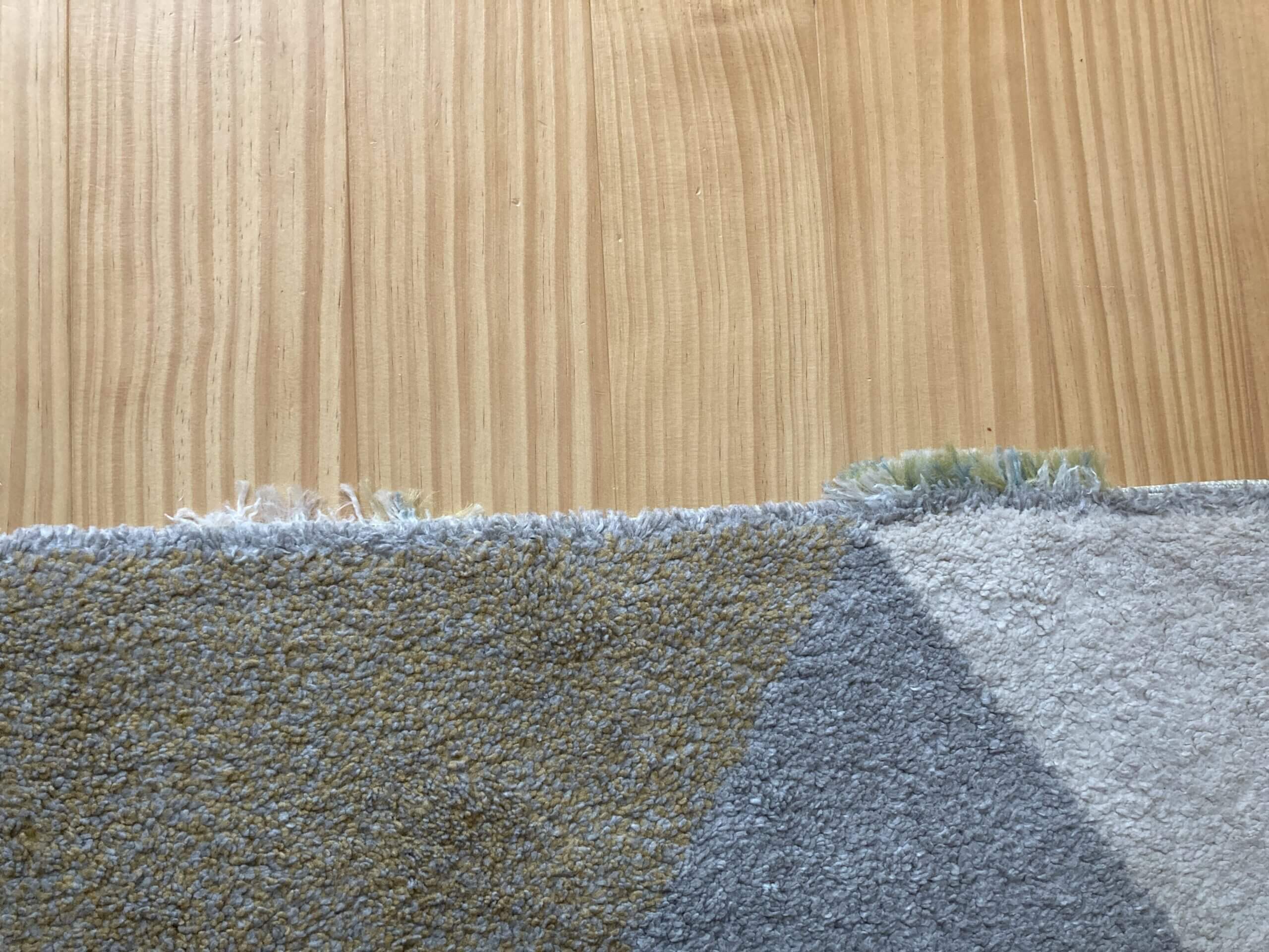 洗えないラグ 洗ってみた 傷んだ