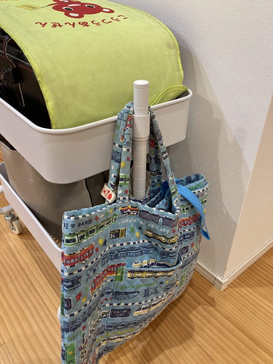 山善　ワゴン　バスケット　トローリー　収納　ランドセル