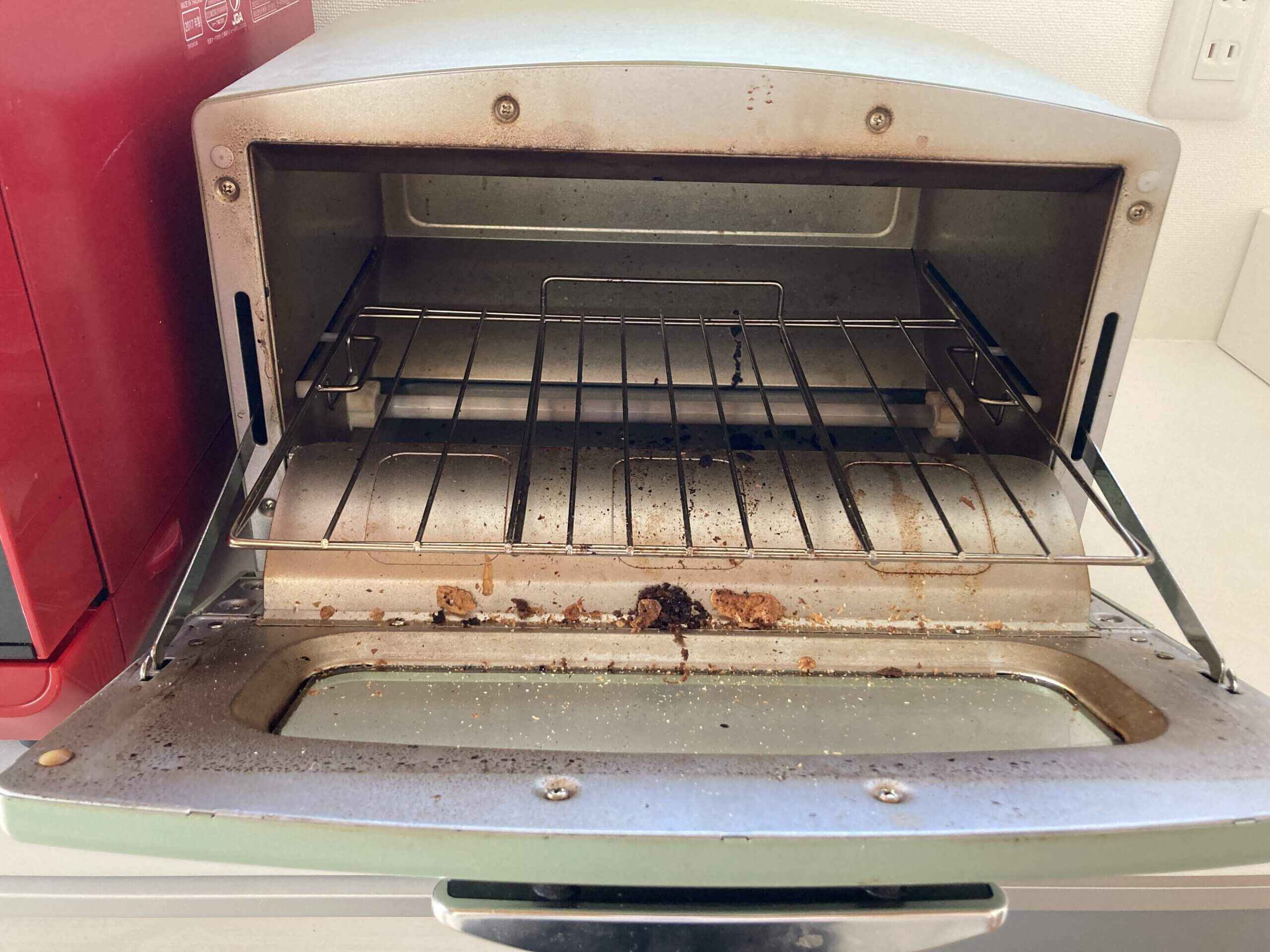 アラジントースター掃除 庫内