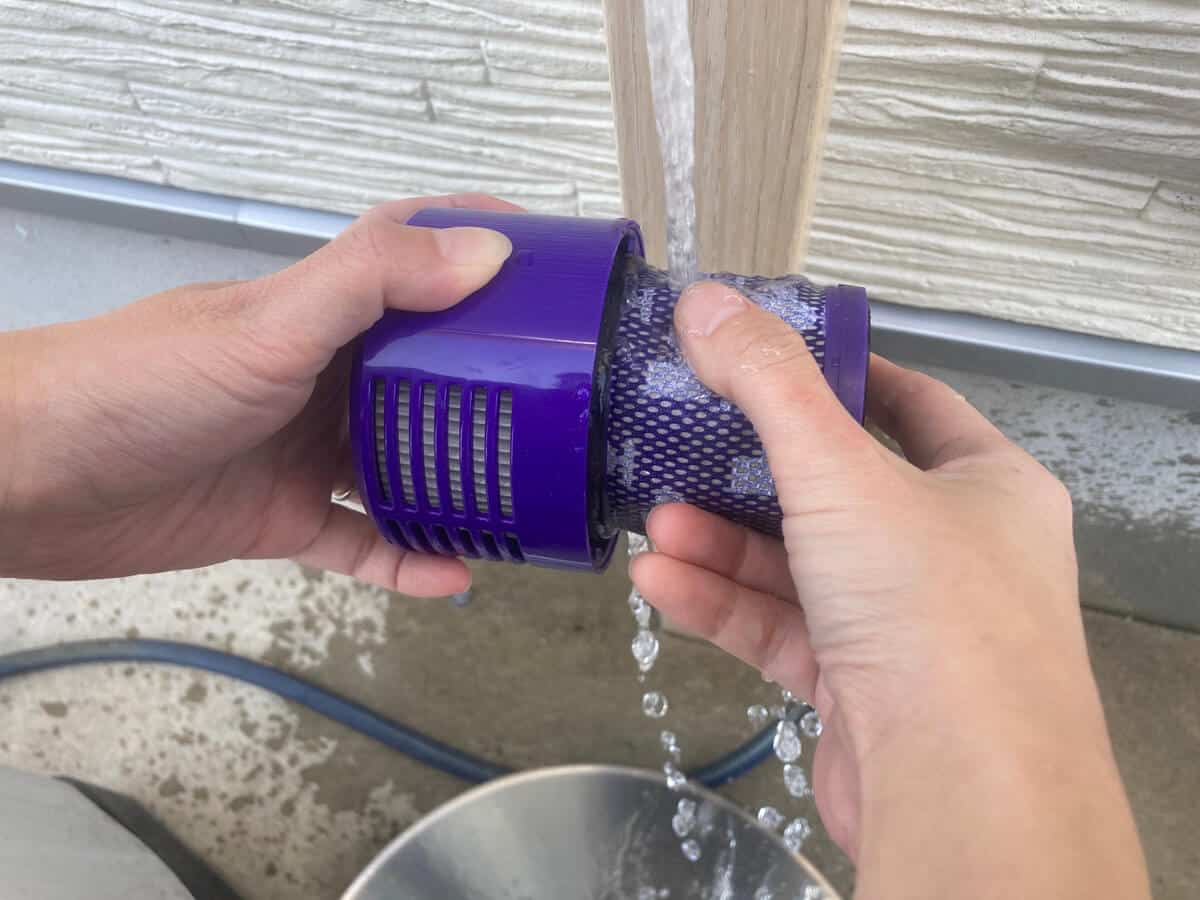 フィルター水洗い